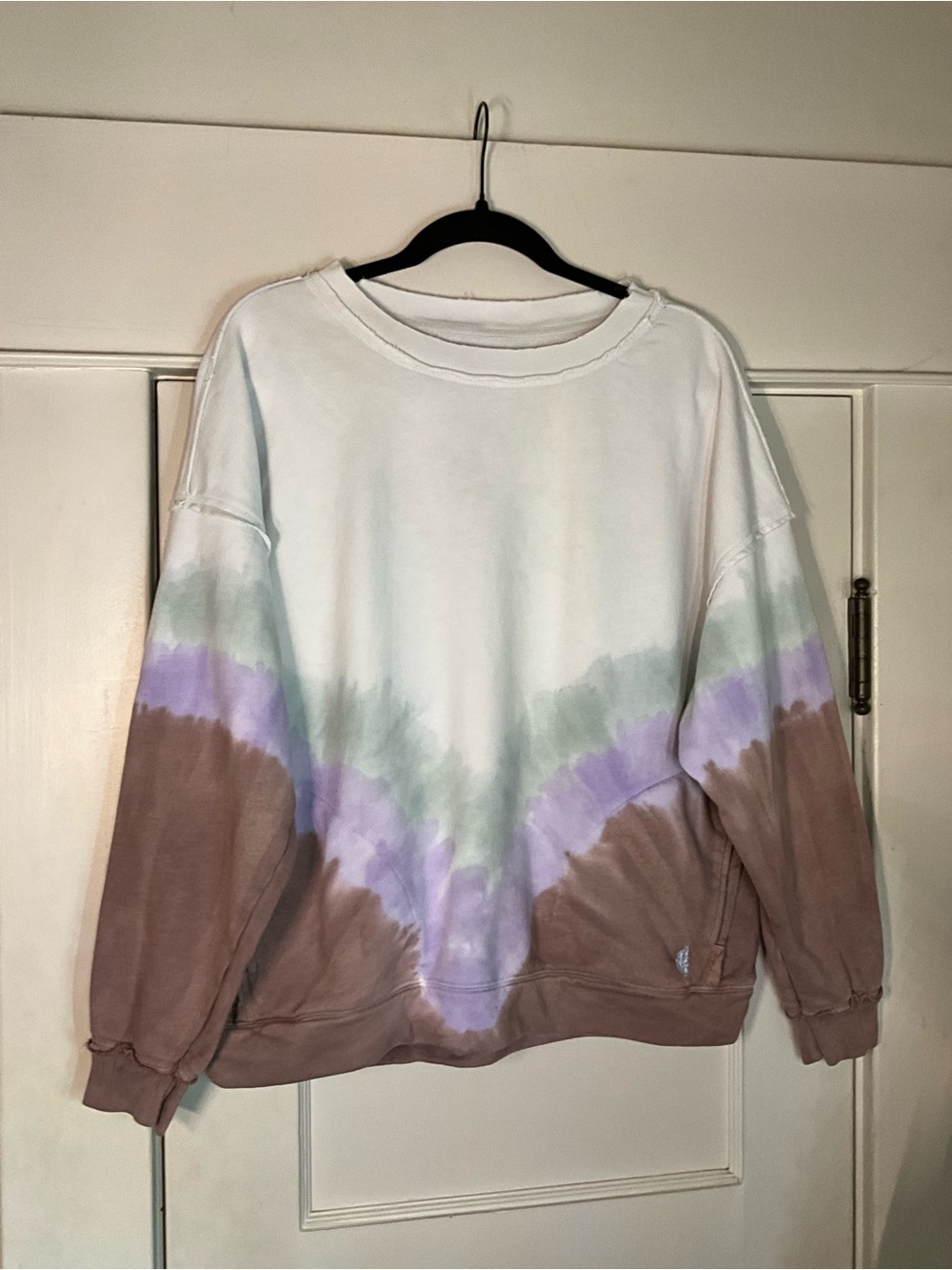 Free People FP Movement Metti Tie Dye Crewneck Sweatshirt